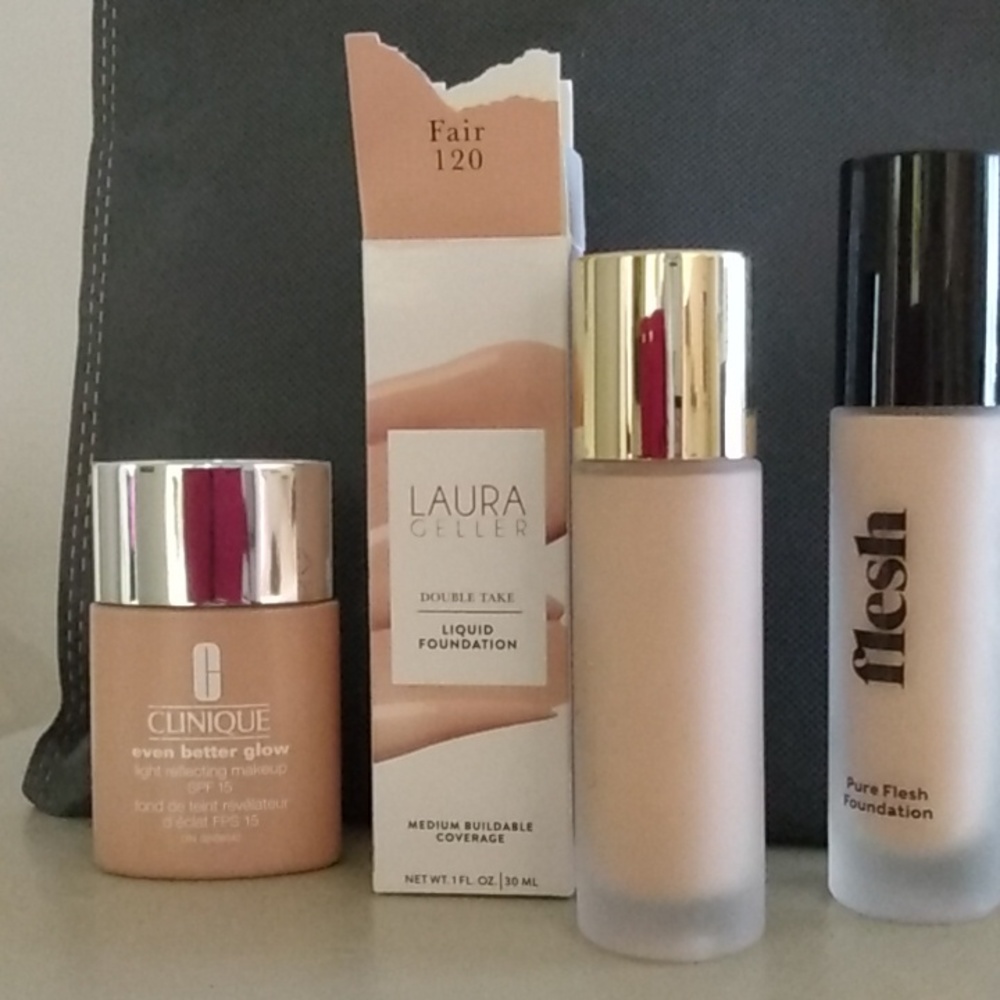 Clinique, Laura Geller, Fresh foundation bundle